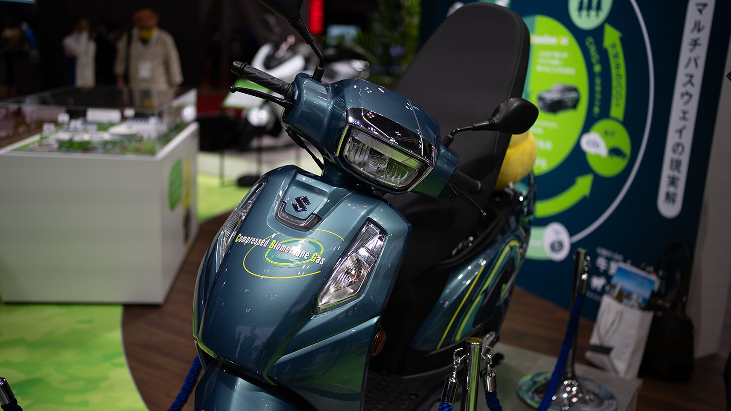 ガスで走るバイク