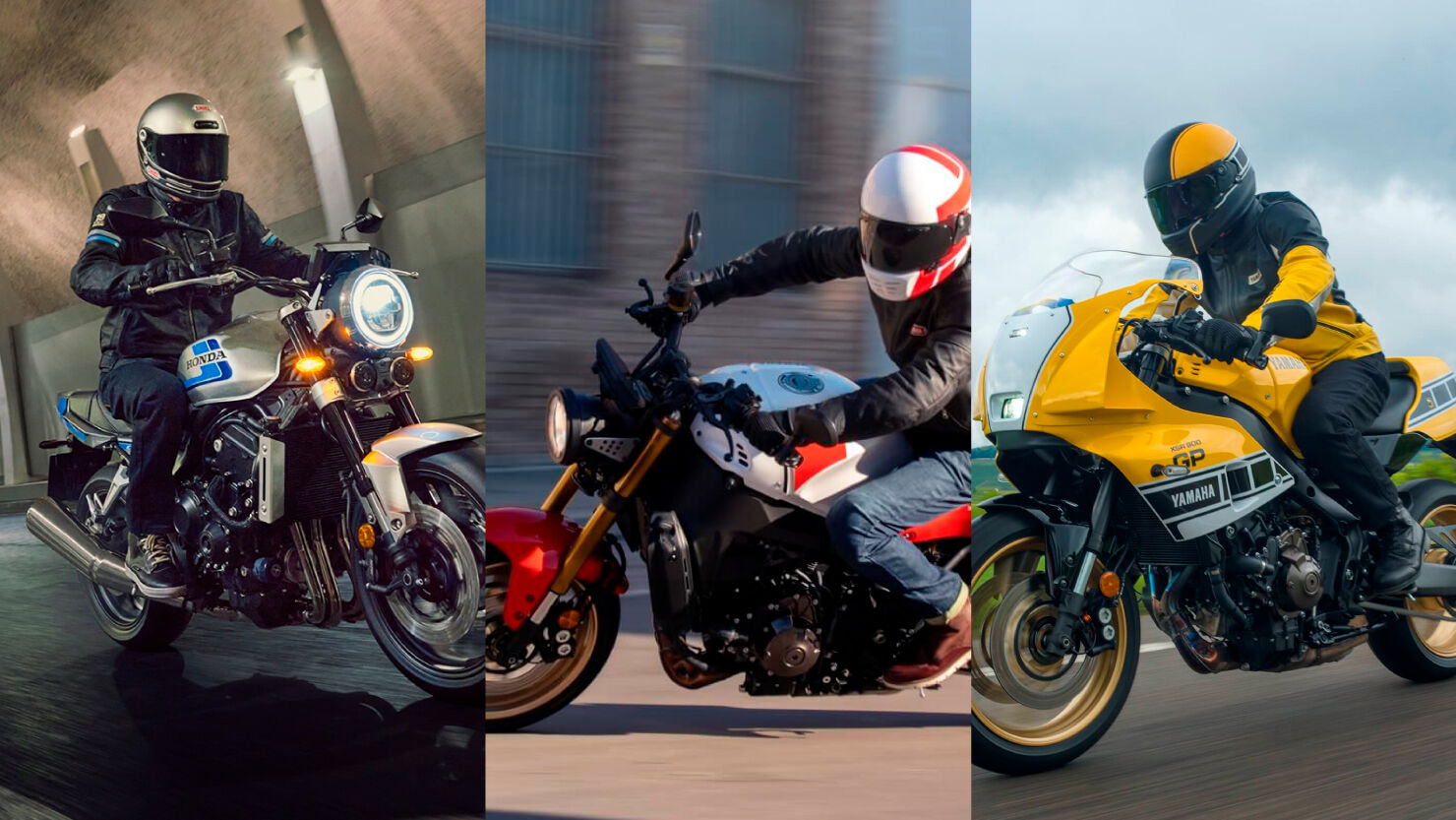  HONDA CB1000F／YAMAHA XSR900／YAMAHA XSR900GP www.honda.co.jp／www.yamaha-motor.co.jp